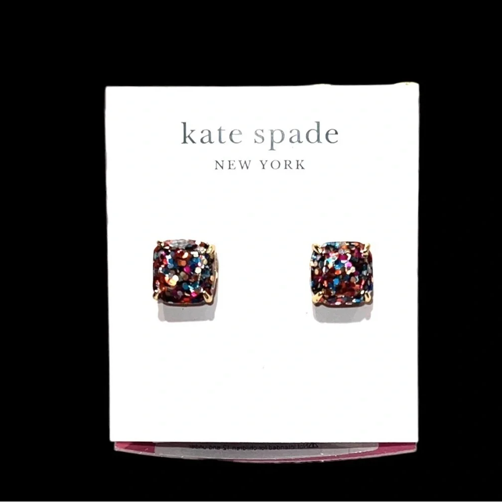 🌻NEW w/tag Kate Spade multicolor glitter earrings